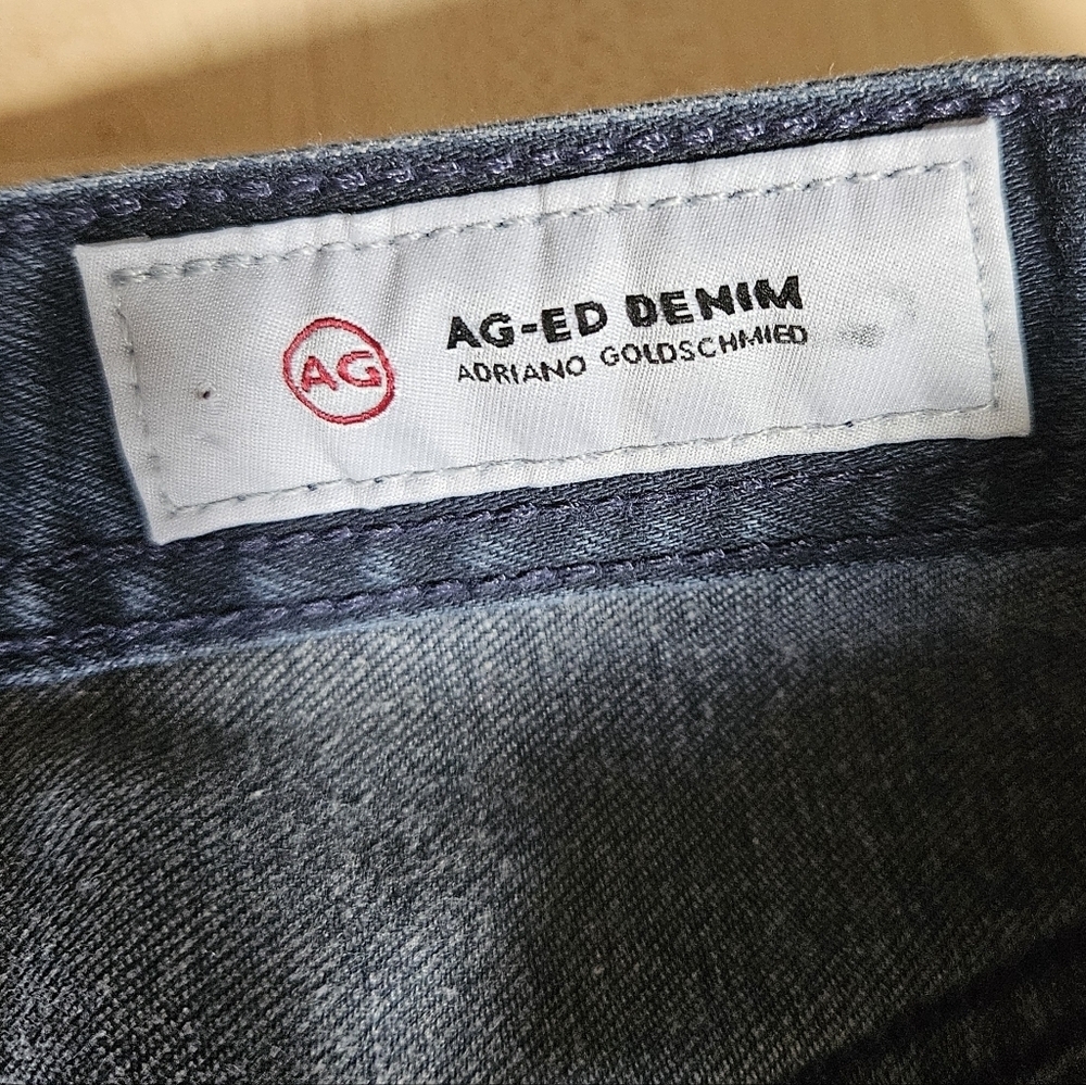 AG Adrian Goldschmied Mens Everett Slim Straight Cloud Soft Denim Jeans sz 30R - Picture 7 of 12